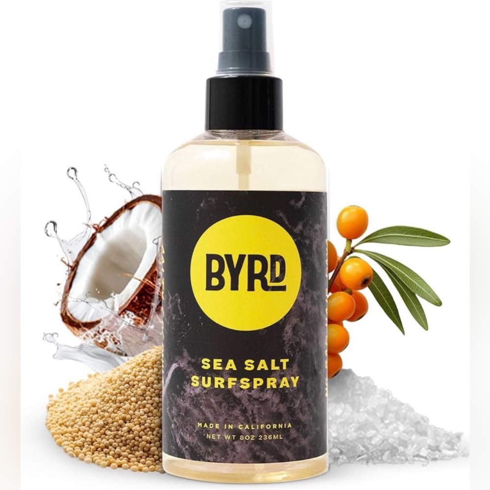 BYRD Hairdo Sea Salt Surfspray, Salty Coconut Scent 8 FI Oz - NEW Texture Spray